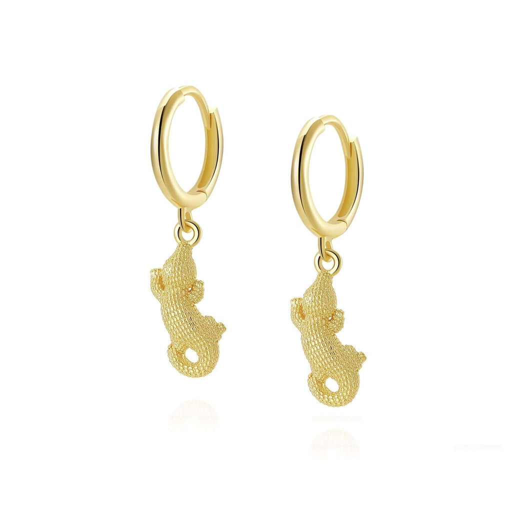 gold crocodile earrings5