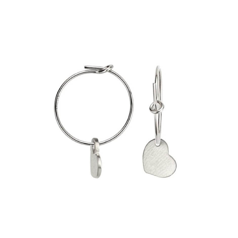 From the Heart Hoop Earrings - Trendolla Jewelry
