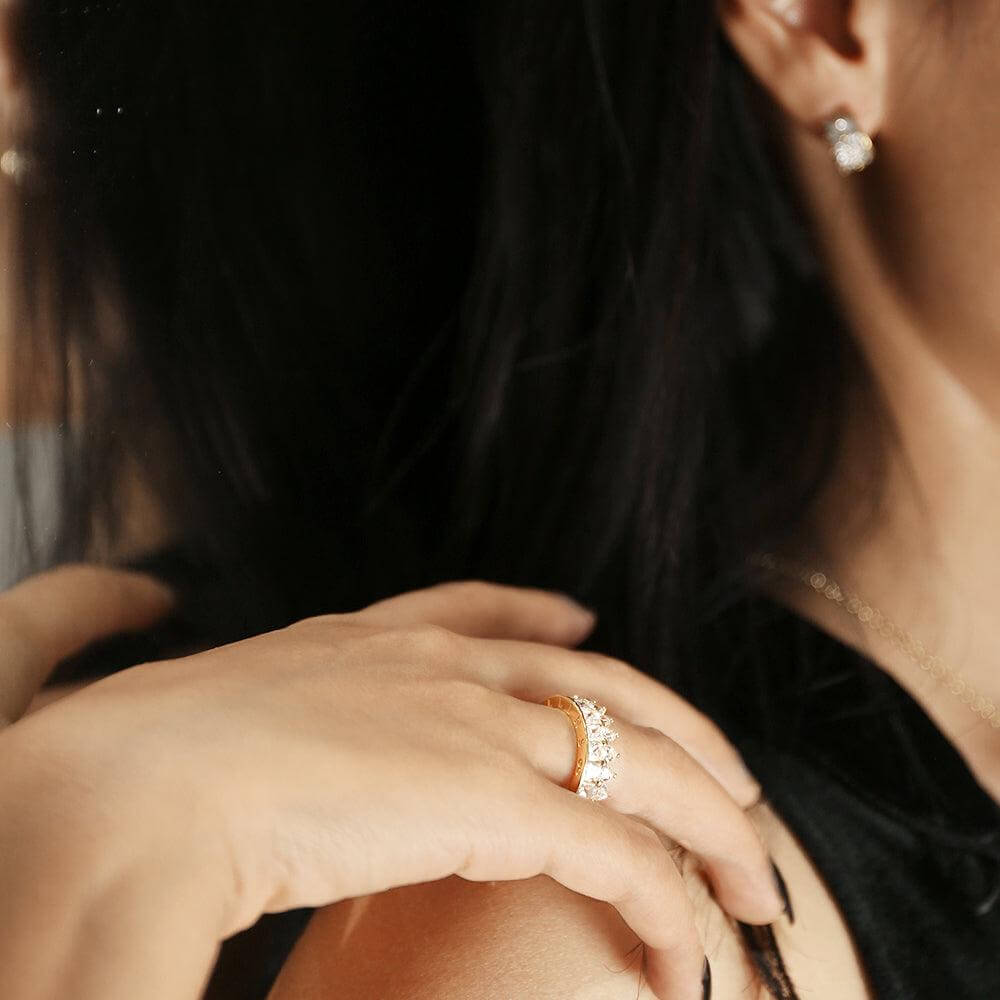 Princess Crown Women Ring - Trendolla Jewelry